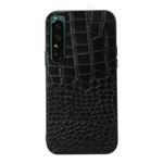 For Sony Xperia 1 IV Crocodile Texture Genuine Leather Phone Case(Black)