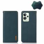 For OPPO Realme GT2 Pro KHAZNEH Nappa Top Layer Cowhide Leather Phone Case(Green)