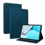 For Huawei MatePad 11 2021 Butterfly Flower Embossed Leather Tablet Case(Blue)