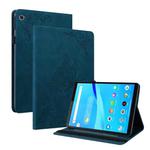 For Lenovo Tab M8 HD / M8 FHD Butterfly Flower Embossed Leather Tablet Case(Blue)