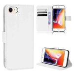 For iPhone SE 2022 / SE 2020 / 8 / 7 Diamond Texture Leather Phone Case(White)