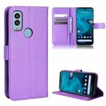For Kyocera Android One S9 Diamond Texture Leather Phone Case(Purple)