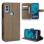 For Kyocera Android One S9 Diamond Texture Leather Phone Case(Brown)