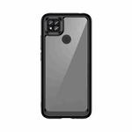 For Xiaomi Poco C3 Colorful Series Acrylic + TPU Phone Case(Black)