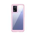 For OPPO Realme 8 5G Colorful Series Acrylic + TPU Phone Case(Pink)