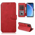 For iPhone 11 Shockproof PU + TPU Leather Phone Case (Red)