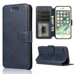 For iPhone SE 2022 / SE 2020 / 8 / 7 Shockproof PU + TPU Leather Phone Case(Blue)