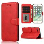 For iPhone SE 2022 / SE 2020 / 8 / 7 Shockproof PU + TPU Leather Phone Case(Red)