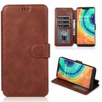 For Huawei Mate 30 Pro Shockproof PU + TPU Leather Phone Case(Brown)