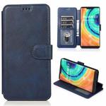 For Huawei Mate 30 Pro Shockproof PU + TPU Leather Phone Case(Blue)