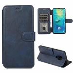 For Huawei Mate 20 Shockproof PU + TPU Leather Phone Case(Blue)