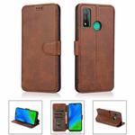 For Huawei P Smart 2020 Shockproof PU + TPU Leather Phone Case(Brown)