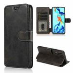 For Huawei P30 Shockproof PU + TPU Leather Phone Case(Black)