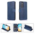 For Huawei P40 Shockproof PU + TPU Leather Phone Case(Blue)