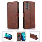 For Honor V30 Shockproof PU + TPU Leather Phone Case(Brown)
