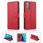 For Honor V30 Shockproof PU + TPU Leather Phone Case(Red)