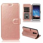 For Huawei Maimang 6 Shockproof PU + TPU Leather Phone Case(Rose Gold)