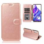 For Honor 9X Shockproof PU + TPU Leather Phone Case(Rose Gold)