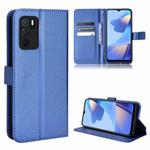 For OPPO A16 / A16s Diamond Texture Leather Phone Case(Blue)
