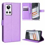 For OPPO Realme GT Neo3 Diamond Texture Leather Phone Case(Purple)