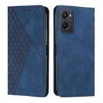 For OPPO A96 5G/Reno 7 Z/OnePlus Nord N20 5G Diamond Splicing Skin Feel Magnetic Leather Phone Case(Blue)