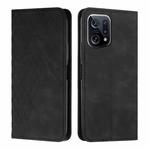 For OPPO Find X5 Diamond Splicing Skin Feel Magnetic Leather Phone Case(Black)