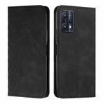 For OPPO Realme 9 Pro/Realme V25 Diamond Splicing Skin Feel Magnetic Leather Phone Case(Black)