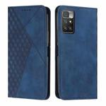 For Xiaomi Redmi 10 5G/Redmi Note 11E Diamond Splicing Skin Feel Magnetic Leather Phone Case(Blue)