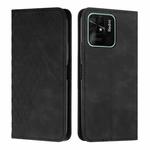 For Xiaomi Redmi 10C 4G Global/ Redmi 10 India Diamond Splicing Skin Feel Magnetic Leather Phone Case(Black)