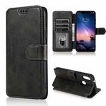 For Xiaomi Redmi 6 Pro Shockproof PU + TPU Leather Phone Case(Black)