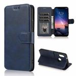 For Xiaomi Redmi 6 Pro Shockproof PU + TPU Leather Phone Case(Blue)