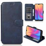 For Xiaomi Redmi 8A Shockproof PU + TPU Leather Phone Case(Blue)