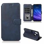 For Xiaomi Mi 8 Shockproof PU + TPU Leather Phone Case(Blue)