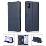 For Xiaomi Redmi 9A Shockproof PU + TPU Leather Phone Case(Blue)