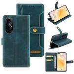 For Huawei nova 8 Pro 5G Copper Buckle Leather Phone Case(Green)