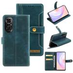 For Honor 50 SE Copper Buckle Leather Phone Case(Green)