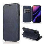 For iPhone 11 Pro Knight Magnetic Suction Leather Phone Case (Blue)