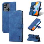 For Xiaomi Redmi 10C / Redmi 10 India AZNS Skin Feel Calf Texture Flip Leather Phone Case(Blue)