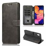 For Samsung Galaxy A10 Shockproof PU + TPU Leather Phone Case(Black)