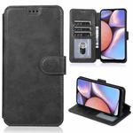 For Samsung Galaxy A10s Shockproof PU + TPU Leather Phone Case(Black)