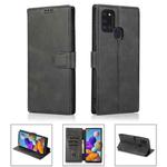 For Samsung Galaxy A21s Shockproof PU + TPU Leather Phone Case(Black)