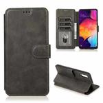For Samsung Galaxy A70 Shockproof PU + TPU Leather Phone Case(Black)