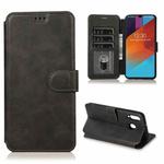 For Samsung Galaxy M30 Shockproof PU + TPU Leather Phone Case(Black)