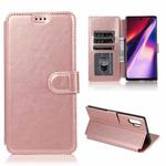 For Samsung Galaxy Note10+ Shockproof PU + TPU Leather Phone Case(Rose Gold)