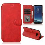 For Samsung Galaxy S8 Shockproof PU + TPU Leather Phone Case(Red)
