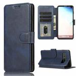 For Samsung Galaxy S10+ Shockproof PU + TPU Leather Phone Case(Blue)