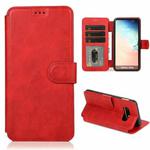 For Samsung Galaxy S10e Shockproof PU + TPU Leather Phone Case(Red)