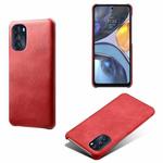 For Motorola Moto G 5G 2022 Calf Texture PC + PU Phone Case(Red)