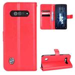 For Xiaomi Black Shark 5 RS Retro Crazy Horse Texture Leather Phone Case(Red)