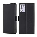 For OPPO K9S/Realme Q3S Ultra-thin Voltage Side Buckle  Horizontal Flip Leather Phone Case(Black)